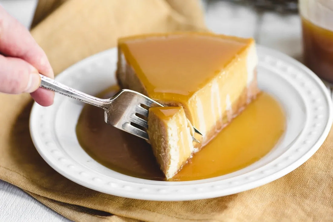 The Ultimate Maple Cheesecake with Maple Caramel Sauce