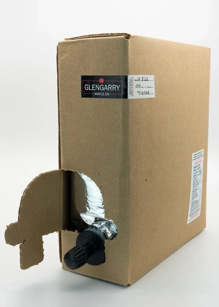 Maple Syrup Float Box 5L Bag-in-a-box Maple Syrup – Glengarry Maple